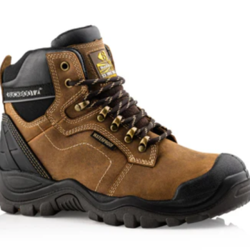 BSH009 Buckshot Lace Boot - Dark Brown UK 12