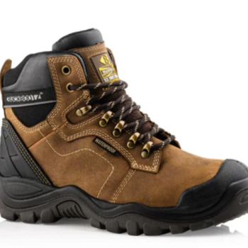 BSH009 Buckshot Lace Boot - Dark Brown UK8