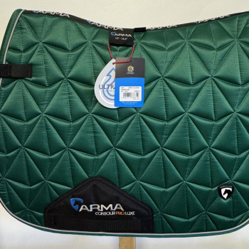 Arma Luxe Gloss Saddlepad 15-16.5" Green