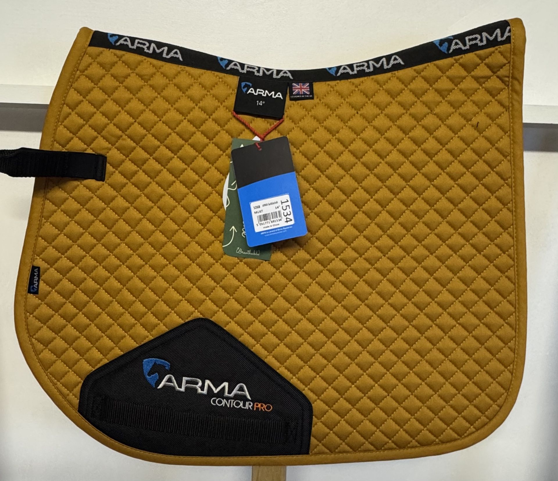 Arma Saddlecloth 14" Mustard