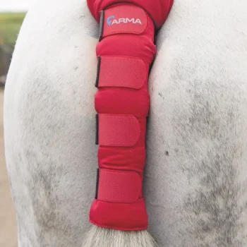 Shires ARMA Padded Tail Guard Red