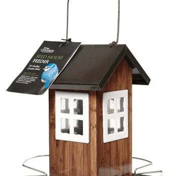 ACC040 Brown House Seed Feeder