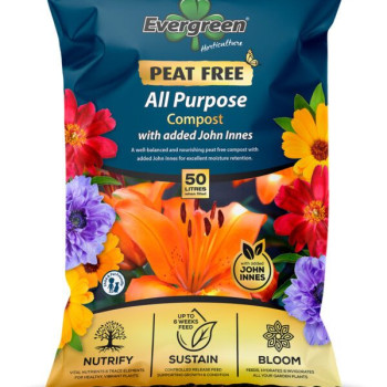 Evergreen All Purpose John Innes Peat Free Compost 50L