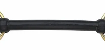 Shires Rubber Covered OverCheck Bradoon 3.5"