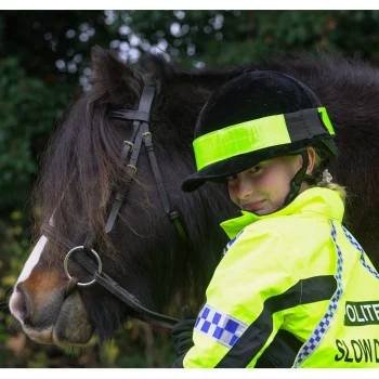 Equisafety Reflective Hi-Viz Yellow Hatband