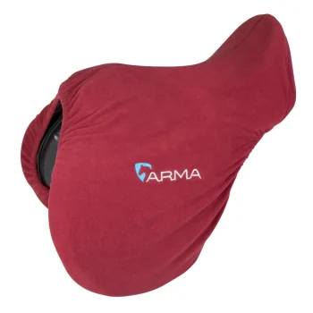 Shires Arma Fleece Saddle Cover Maroon 14-16"