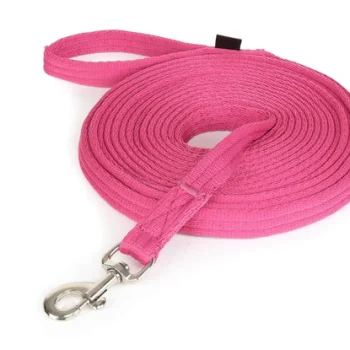 Shires Cushion Web Lunge Line Raspberry