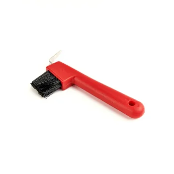 Shires Ezi-Groom Red Hoof Pick Brush