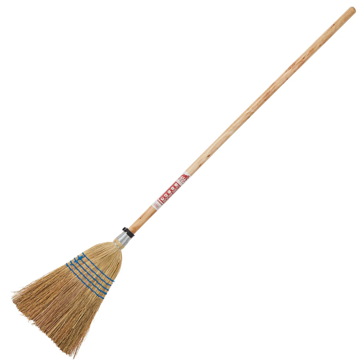 Red Gorilla Standard Corn Broom Wood