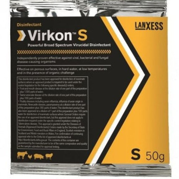 Virkon S Disinfectant 50g Sachet