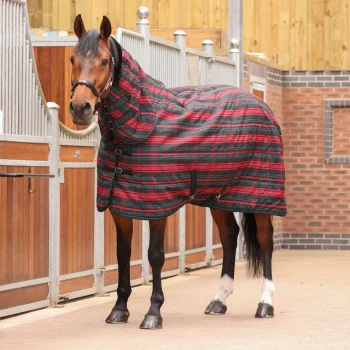 Tempest Plus 200g Stable Combo Rug 6'6 Red Tartan