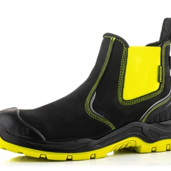 BVIZ3 Buckzviz Dealer Boot - Black HI Vis Yellow UK 8