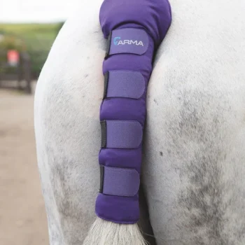 Shires ARMA Padded Tail Guard Purple