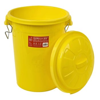 Red Gorilla 30L Bin+Lid Yellow