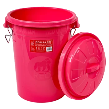 Red Gorilla 30L Bin+Lid Pink