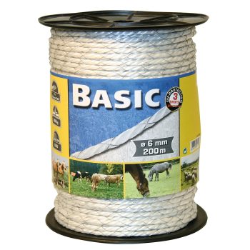 Corral Basic Fencing Rope with Tinned Iron Wires 6mm 200m