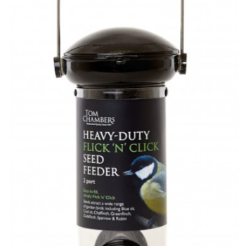 CS059 Heavy Duty Flick n' Click 2 Port Seed Feeder