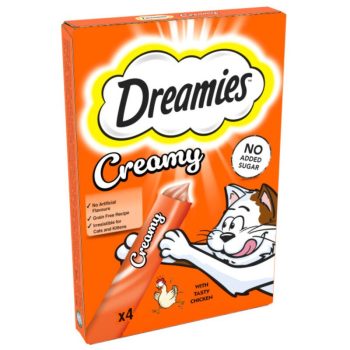 Dreamies Creamy Chicken Cat Treats 40g