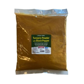 Equimins Straight Herbs Turmeric Powder with Black Pepper - 1kg Refill Bag