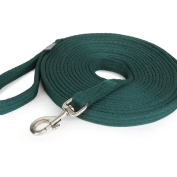 Shires Cushion Web Lunge Line Forest Green