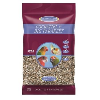 Johnston & Jeff Cockatiel & Big Parakeet Mix 20kg