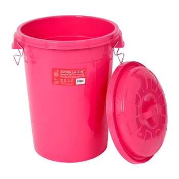 Red Gorilla 50L Bin+Lid Pink