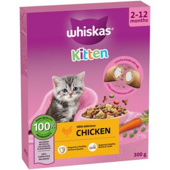 Whiskas Dry 2-12 Month Kitten Chicken 300g
