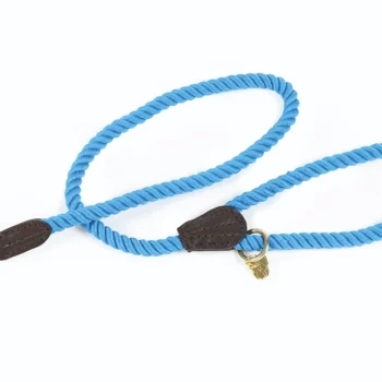 Digby & Fox Blue Rope Dog Lead - Blue