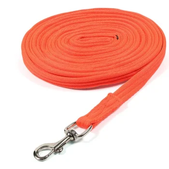 Shires Cushion Web Lunge Line Orange