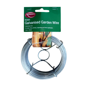 Ambassador Galvanised Garden Wire 100m x 1mm