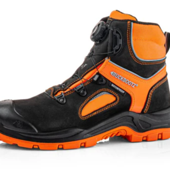 BVIZ7 Black Hi-Viz Orange BuckBoot UK9