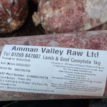 Amman Valley Ltd Frozen Raw Lamb & Beef Complete 1kg