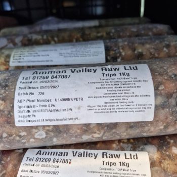 Amman Valley Ltd Frozen Raw Tripe 1kg