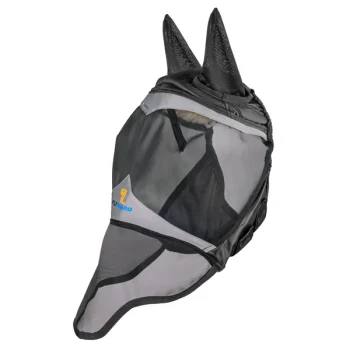 Shires FlyGuard Pro Fine Mesh Fly Mask with Ears & Nose - Extra Small Pony Jet