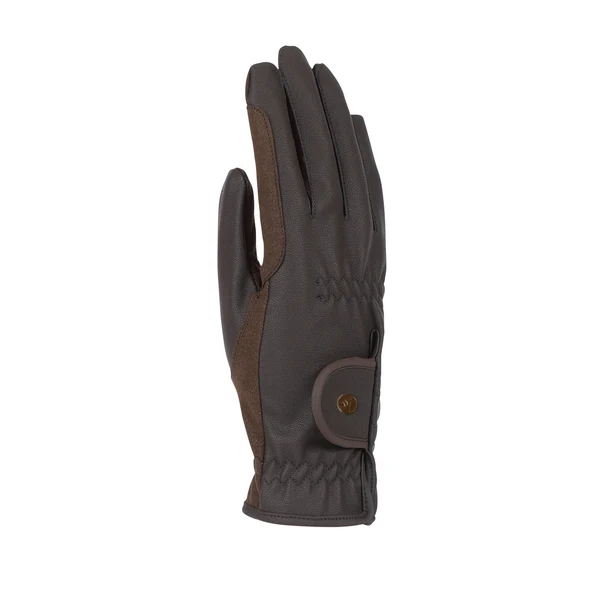 Shires Aubrion Arene Riding Gloves - Childs Brown S