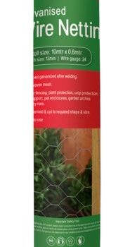 Ambassador Galvanised Wire Netting 5m x 0.9m x 13mm
