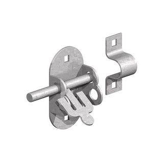 Birkdale Oval Padbolt 4" Galvanised